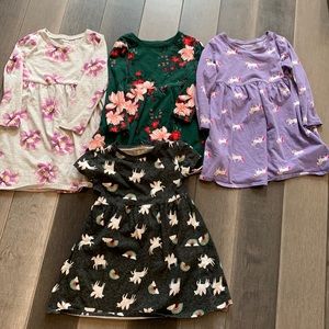 Old Navy lot of 4T dresses